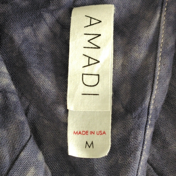 Amadi Medium Tie Dye Linen Blend Jacket - Picture 4 of 12